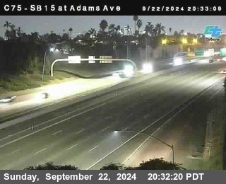 SB 15 at Adams Ave (On Ramp)