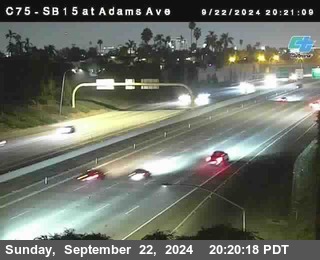 SB 15 at Adams Ave (On Ramp)