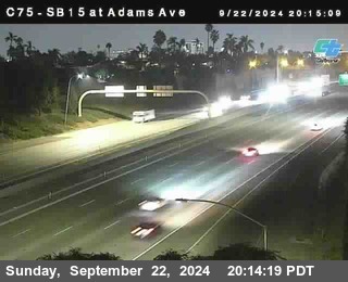 SB 15 at Adams Ave (On Ramp)