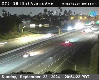 SB 15 at Adams Ave (On Ramp)