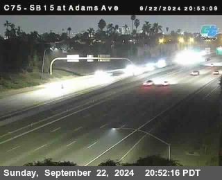 SB 15 at Adams Ave (On Ramp)