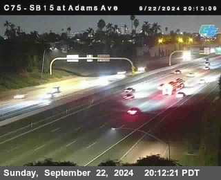 SB 15 at Adams Ave (On Ramp)