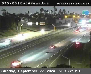 SB 15 at Adams Ave (On Ramp)