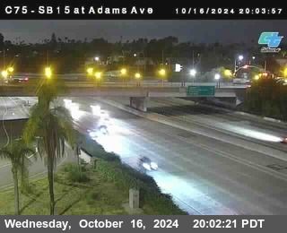 SB 15 at Adams Ave (On Ramp)