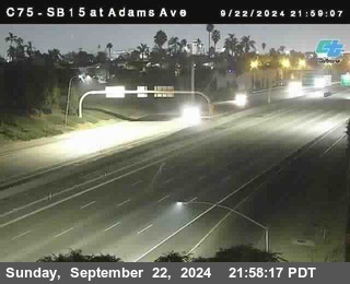 SB 15 at Adams Ave (On Ramp)