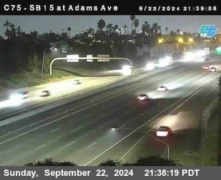 SB 15 at Adams Ave (On Ramp)