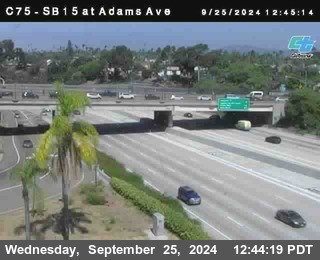 SB 15 at Adams Ave (On Ramp)