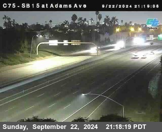 SB 15 at Adams Ave (On Ramp)