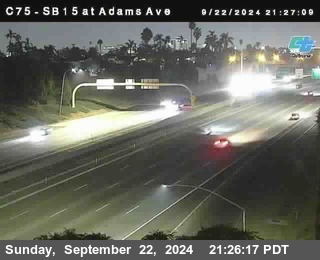 SB 15 at Adams Ave (On Ramp)