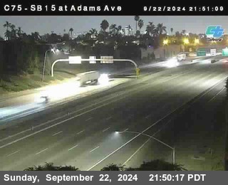 SB 15 at Adams Ave (On Ramp)