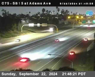 SB 15 at Adams Ave (On Ramp)