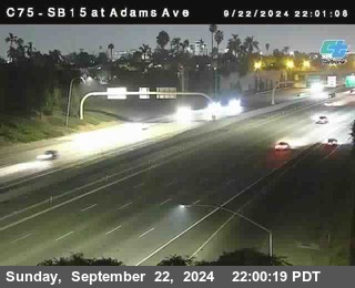 SB 15 at Adams Ave (On Ramp)