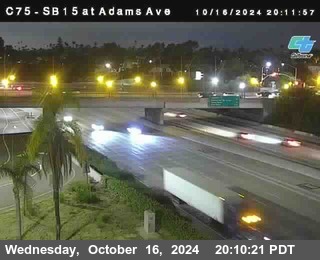 SB 15 at Adams Ave (On Ramp)