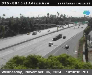 SB 15 at Adams Ave (On Ramp)