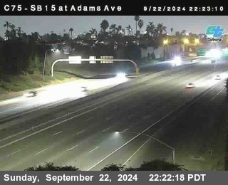 SB 15 at Adams Ave (On Ramp)