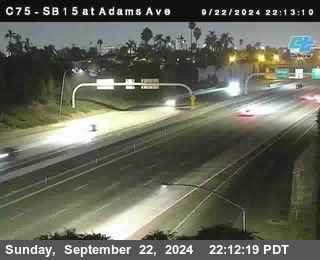 SB 15 at Adams Ave (On Ramp)