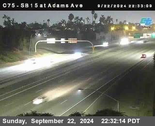 SB 15 at Adams Ave (On Ramp)