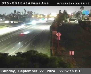 SB 15 at Adams Ave (On Ramp)