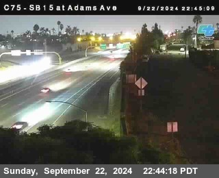 SB 15 at Adams Ave (On Ramp)