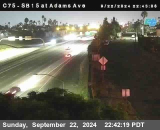 SB 15 at Adams Ave (On Ramp)