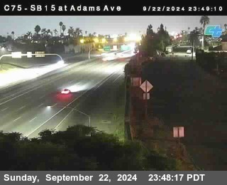 SB 15 at Adams Ave (On Ramp)