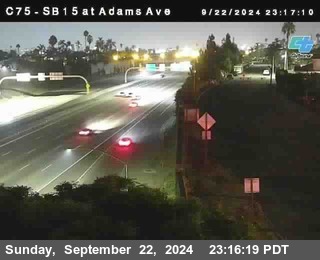 SB 15 at Adams Ave (On Ramp)