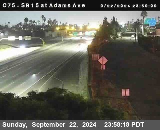 SB 15 at Adams Ave (On Ramp)