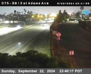 SB 15 at Adams Ave (On Ramp)