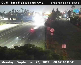 SB 15 at Adams Ave (On Ramp)