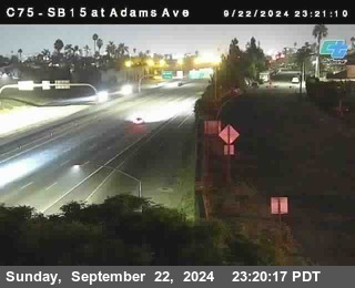 SB 15 at Adams Ave (On Ramp)