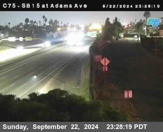 SB 15 at Adams Ave (On Ramp)