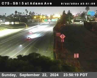 SB 15 at Adams Ave (On Ramp)