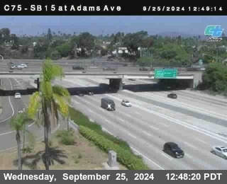 SB 15 at Adams Ave (On Ramp)