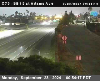 SB 15 at Adams Ave (On Ramp)