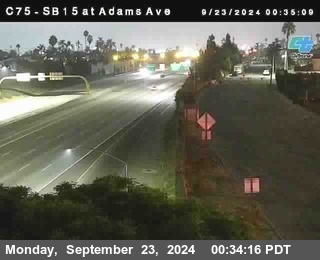 SB 15 at Adams Ave (On Ramp)