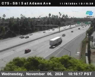 SB 15 at Adams Ave (On Ramp)