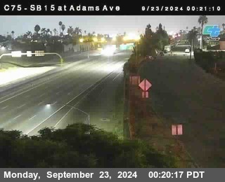 SB 15 at Adams Ave (On Ramp)