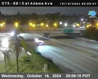 SB 15 at Adams Ave (On Ramp)