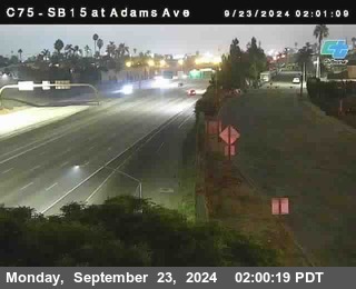 SB 15 at Adams Ave (On Ramp)