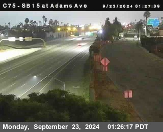 SB 15 at Adams Ave (On Ramp)