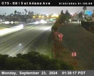 SB 15 at Adams Ave (On Ramp)