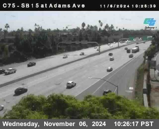 SB 15 at Adams Ave (On Ramp)