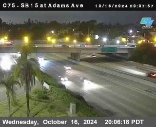 SB 15 at Adams Ave (On Ramp)