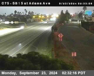 SB 15 at Adams Ave (On Ramp)