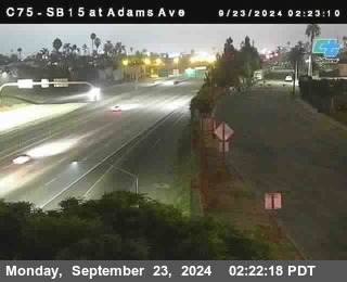 SB 15 at Adams Ave (On Ramp)