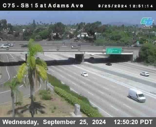 SB 15 at Adams Ave (On Ramp)