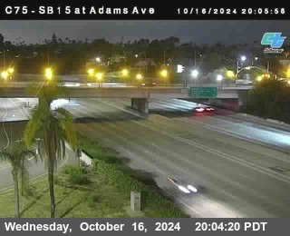 SB 15 at Adams Ave (On Ramp)