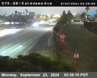 SB 15 at Adams Ave (On Ramp)