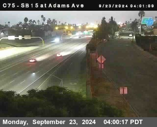 SB 15 at Adams Ave (On Ramp)