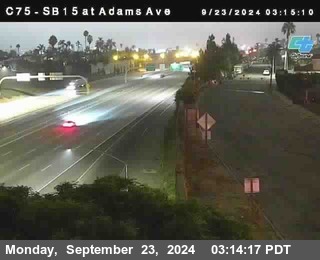 SB 15 at Adams Ave (On Ramp)